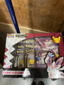 Pokemon TCG Celebrations Dark Sylveon V Collection Factory Sealed Box - Image 3