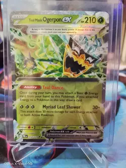 Teal Mask Ogerpon ex 012/131 Double Rare Prismatic Evolutions Pokemon NM/M - Image 3