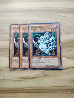 Yu-Gi-Oh! - Giant Orc 3X - Complete Playset Of Common Cards - Image 1
