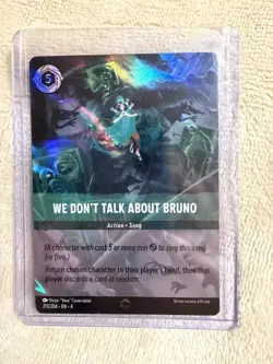 Disney Lorcana Enchanted We Don't Talk About Bruno Card EN-4 213/204 - Image 1