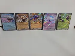 Pokemon TCG Cynthia's Garchomp Veluza Holo EX And More Rare 5 Card Lot 2025 - Image 1