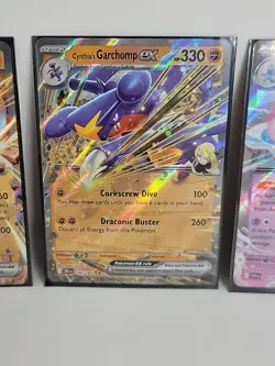 Pokemon TCG Cynthia's Garchomp Veluza Holo EX And More Rare 5 Card Lot 2025 - Image 4