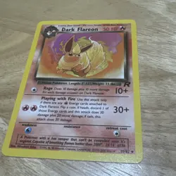 Pokemon Dark Flareon TCG Team Rocket Card 35/82 Regular NM - Image 1
