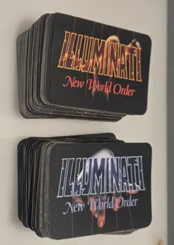 212 Card Lot Illuminati New World Order Card INWO No Duplicates Un-played - Image 1