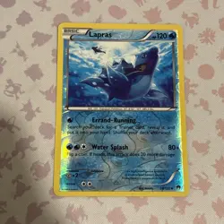Pokemon Card Lapras 28/122 - Reverse Holo - XY Breakpoint Uncommon LP English - Image 1