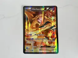 Pokemon TCG Charizard EX Jumbo Oversized Promo Holo Black Star Card XY121 LP - Image 1