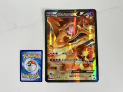 Pokemon TCG Charizard EX Jumbo Oversized Promo Holo Black Star Card XY121 LP - Image 2
