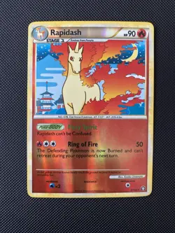 Rapidash 8/102 Reverse Holo - 2010 Triumphant Pokemon Card TCG - LP - Image 1
