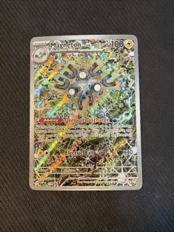 Pokemon Magneton 159 SVP Scarlet & Violet Promo Full Art Holo English Card - Image 1