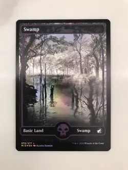 Swamp 272 Foil Showcase Extended MTG Magic the Gathering Card NM Near Mint MID - Image 1