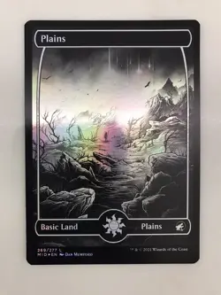 Plains 269 Foil Showcase Extended MTG Magic the Gathering Card NM Near Mint MID - Image 1