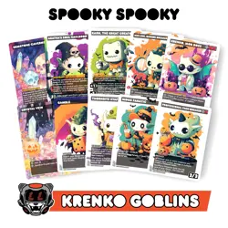 Krenko, Mob Boss X MTG Custom Altered Art | Full 100 Card EDH Deck w/ Tokens - Image 1