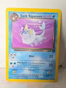 Dark Vaporeon - 45/82 - Pokemon Team Rocket Card NM - Image 1