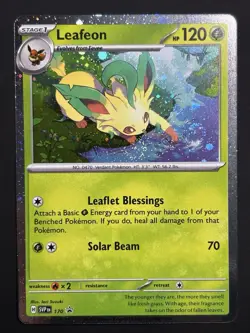 2x SWIRL Leafeon - Cosmos Holo 🌀 NM - SV: Scarlet & Violet Promo Pokemon #170 - Image 1