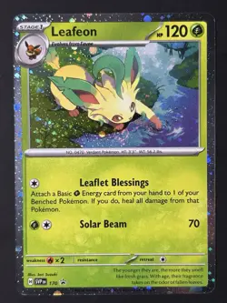 2x SWIRL Leafeon - Cosmos Holo 🌀 NM - SV: Scarlet & Violet Promo Pokemon #170 - Image 3