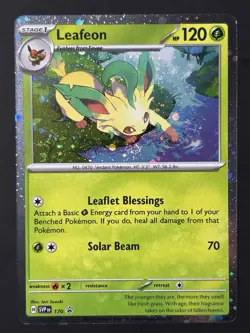 2x SWIRL Leafeon - Cosmos Holo 🌀 NM - SV: Scarlet & Violet Promo Pokemon #170 - Image 4