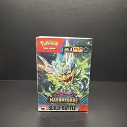 Twilight Masquerade Pokemon Build and Battle Deck 4 Packs New and Sealed - Image 1