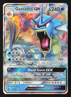 Gyarados GX Ultra Rare Holofoil SM04 18/111 NM Pokemon TCG - Image 1