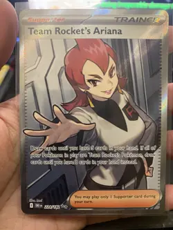 Pokemon TCG Team Rocket's Ariana Ultra Rare 224/182 SV10 Destined Rivals NM - Image 1