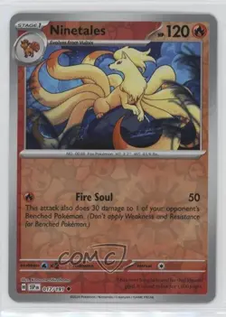 Ninetales Reverse Foil Pokemon SV08: Surging Sparks #017 - Image 1