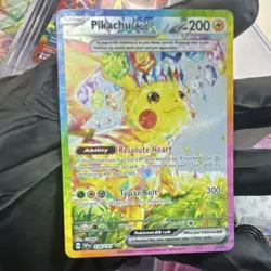 Pokemon Pikachu EX 238/190 SVP Full Art Holo Ultra Rare 200HP 300 Attack - Image 3
