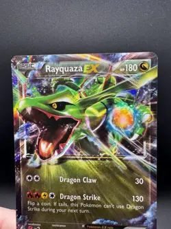 Pokemon TCG Rayquaza EX XY73 Black Star Promo Ultra Rare Holo - HP/Damaged - Image 3