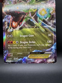 Pokemon TCG Rayquaza EX XY73 Black Star Promo Ultra Rare Holo - HP/Damaged - Image 4