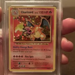 Pokemon TCG XY Evolutions Charizard 11/108 Holo PSA 8 - Image 2