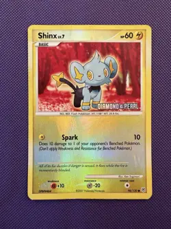 Pokemon TCG - SHINX #98 STAMPED PROMO - REVERSE HOLO - BURGER KING 2008 - HP/DMG - Image 1