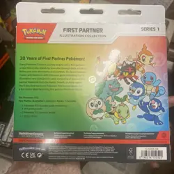 Pokemon First Partner Illustration Collection Series 1 Promo Box - Image 2
