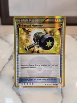 Pokemon TCG Enhanced Hammer (Secret Rare) 162/160 XY - Primal Clash Holo MP - Image 1