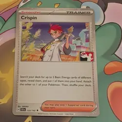 Crispin Cosmo Holo 133/142 SCR Pokemon Play Stamped Prize Pack 7 - Image 1