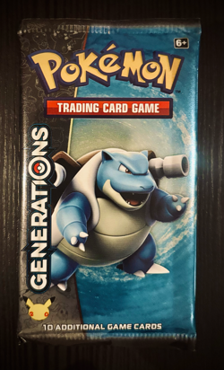 XY Generations Booster Pack (x1) - Blastoise Art - Pokemon TCG - NEW & SEALED - Image 1