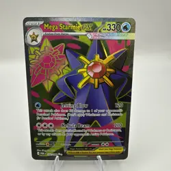Mega Starmie ex 102/088 Me03: Perfect Order Holo Pokemon - Image 2