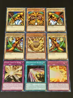 Exodia Full 5 Piece Set + Incarnate + Obliterate!!! + Blaze + Rage | YuGiOh! - Image 1