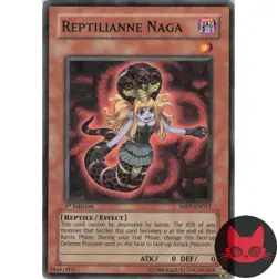 Yugioh Reptilianne Naga ABPF-EN017 Common 1st Edition MP - Image 1