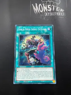 YUGIOH GOBLIN BIKER GRAND ENTRANCE PRISMATIC SECRET RARE MP25-EN056 1ST EDITION - Image 1