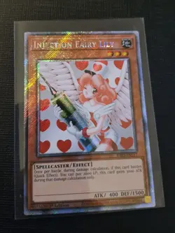 Injection Fairy Lily Platinum Secret Rare RA03 Yugioh - Image 1