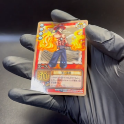 Portgas D. Ace TS-C07 2003 One Piece Card Game Gold stamp Rare Japanese Bandai - Image 2