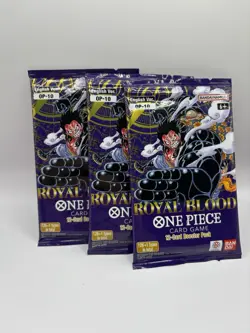 Bandai One Piece Card Game Royal Blood OP-10 x3 English Booster Packs - Image 1