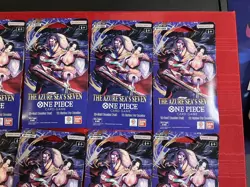 One Piece TCG The Azure Sea’s Seven OP-14 Sleeved Booster Pack Lot Of 10 Sealed - Image 4
