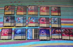 Disney Lorcana TCG Custom Ruby Steel Song Beginner 60 Card Deck - Image 1