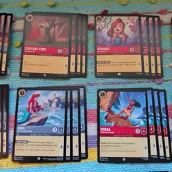 Disney Lorcana TCG Custom Ruby Steel Song Beginner 60 Card Deck - Image 3