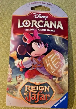 Reign of Jafar Sleeved Booster Packs NEW Disney Lorcana pack of 12 cards STPLS - Image 1