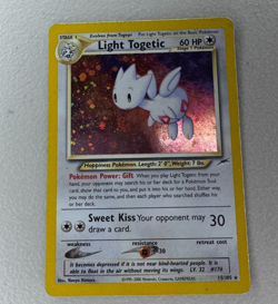 LIGHT TOGETIC 15/105 HOLO - Pokemon Card Neo Destiny 2000 Vintage HP Free Ship! - Image 1