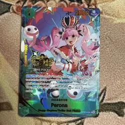 Perona OP12-034SR english Promo japanese 3rd ANNIVERSARY SET ONE PIECE Card mint - Image 1