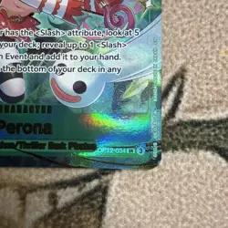 Perona OP12-034SR english Promo japanese 3rd ANNIVERSARY SET ONE PIECE Card mint - Image 3