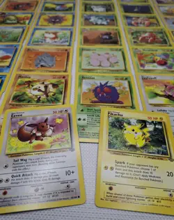 Vintage WOTC Pokemon Jungle & Fossil Card Lot 50 Uncommon/Common NM-LP - Image 2