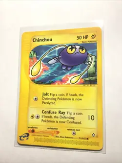 CHINCHOU - 71/147 - Aquapolis - Pokemon Card - NM - Image 1