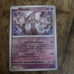 Mewtwo (150/165) Scarlet & Violet 151 Reverse Holo Pokemon Card! - Image 1